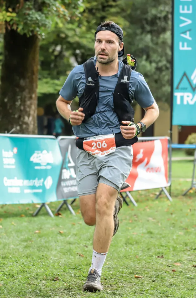Course de trail. 